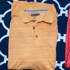 Pebble beach Peach golf polo